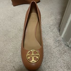 Tory Burch Chelsea Leather Slip on Wedge